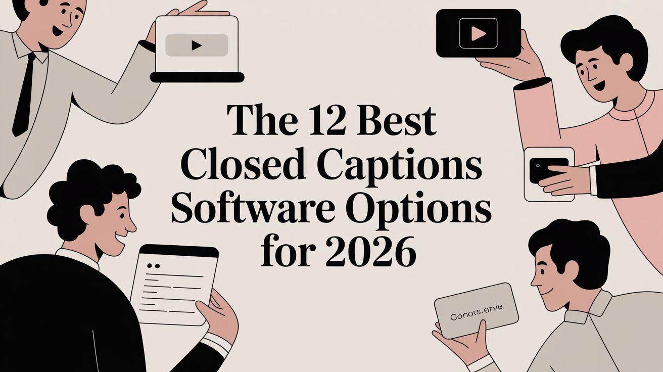 The 12 Best Closed Captions Software Options for 2026