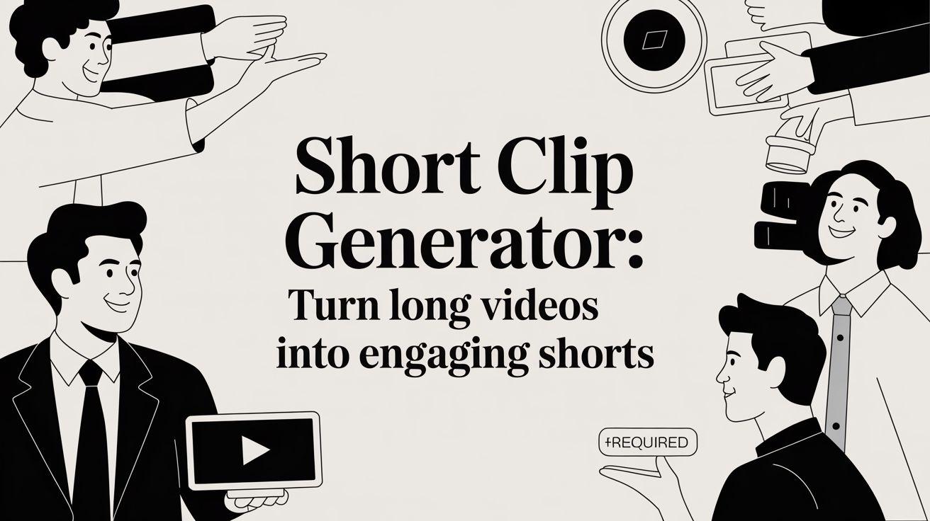 Short Clip Generator: Turn Long Videos Into Engaging Shorts