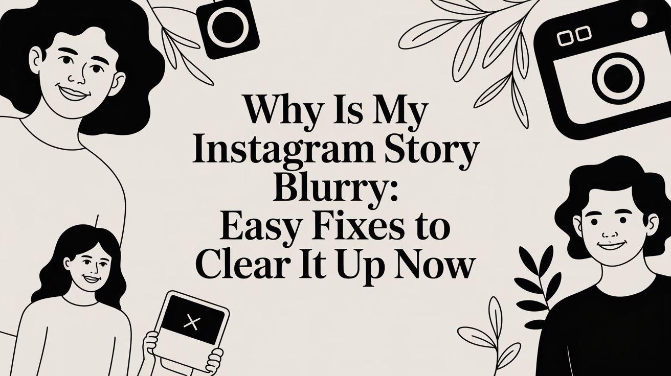 Why is my instagram story blurry: Easy fixes to clear it up now
