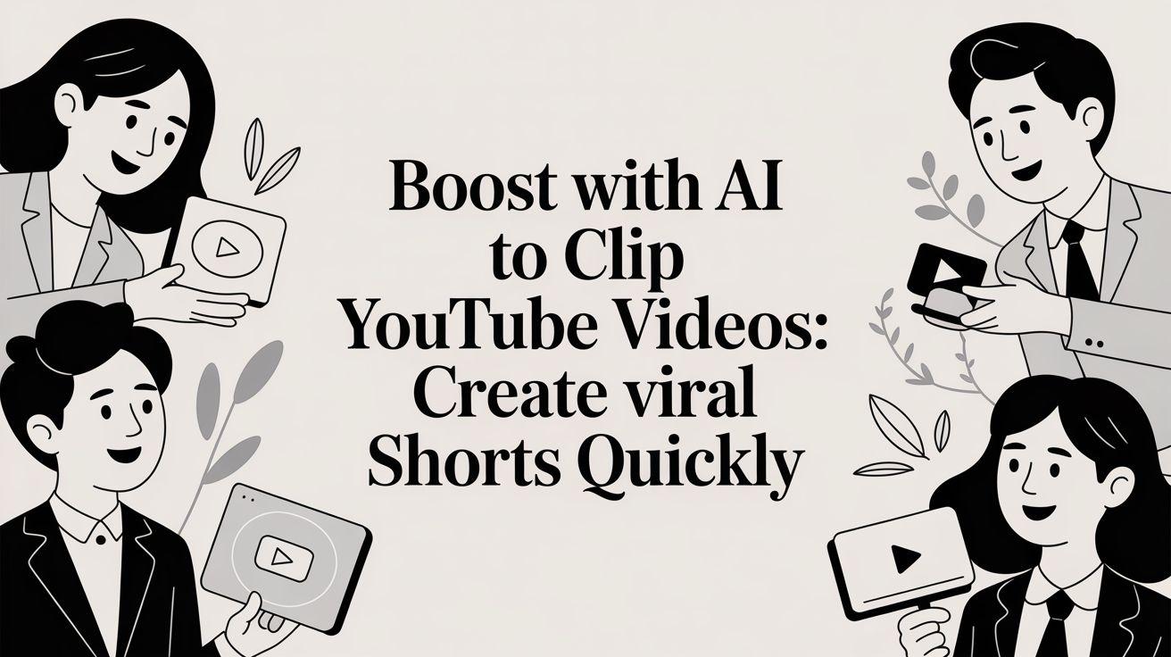 Boost with AI to clip YouTube videos: Create viral Shorts Quickly