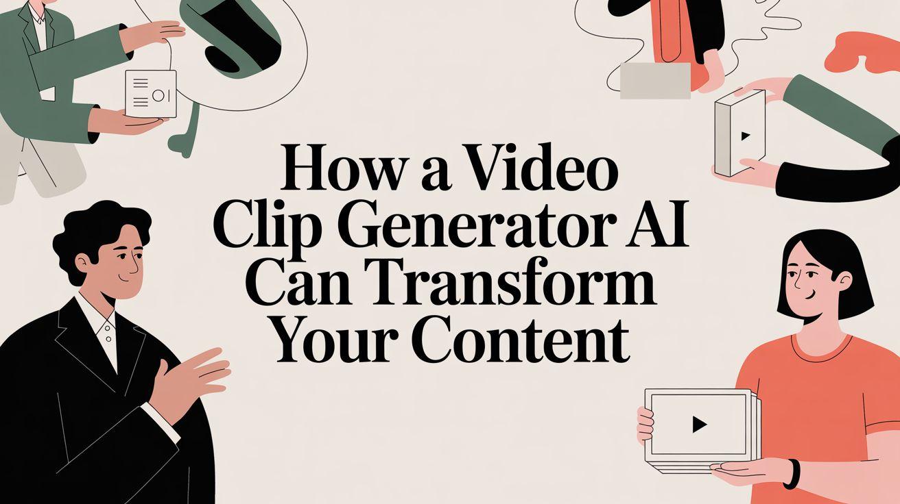 How a Video Clip Generator AI Can Transform Your Content